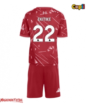 Liverpool Hugo Ekitike #22 Echipament de Fotbal Replică 2026-27 Copii Acasa (+ Șorturi)